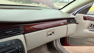 96-02 Eldorado Center Dash Heater Vent Assembly Ac Woodgrain Passenger Trim