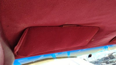 1992 Gmc Sierra 2500 Driver Left Sun Visor Oem Red