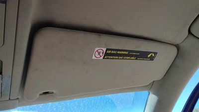 2000-2004 Audi A6 Passenger Right Sun Visor Oem Tan 4B0857552M28Y