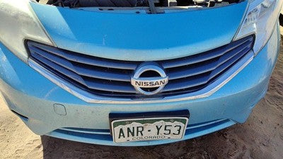 2014-2016 Nissan Versa Note Front Center Grille Assembly Oem Blue Rbe 623103Vy0a