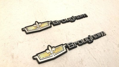 1986 Chevy Caprice Brougham Emblem Pair Sail Panel Badges Oem Set