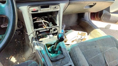 1994-97 Honda Accord Trim Bezel Around Radio And Floor Shifter Oem Console Gray