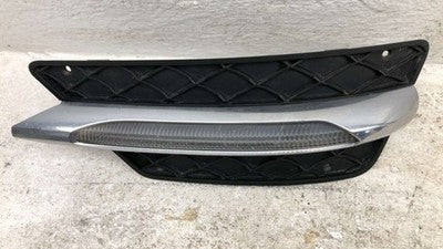2012-2015 Mercedes C300 Driver Left Fender Led Side Marker Light Chrome Trim Oem