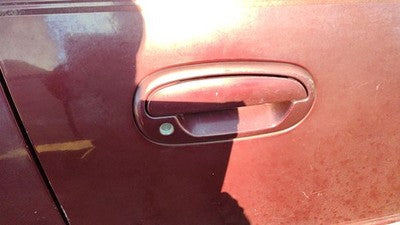 1997-02 Ford Expedition Passenger Right Front Outside Door Handle Oem Maroon Jl