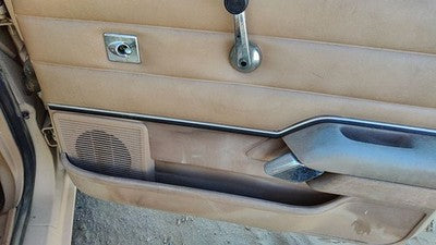 1984 Ford Tempo Passenger Right Front Door Trim Panel Manual Windows Tan