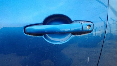 2004-2009 Mazda 3 Driver Left Front Outside Door Handle Oem 27B Winning Blue