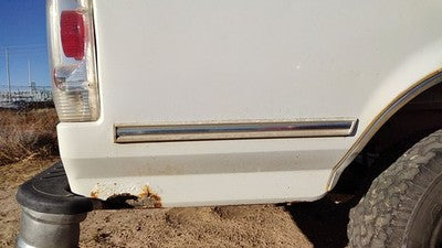 1995 Ford F150 Passenger Right Rear Moulding On Back Box Panel Oem