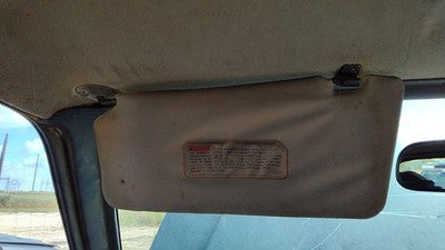 1997 Suzuki Sidekick Driver Left Sun Visor Oem Gray Gri