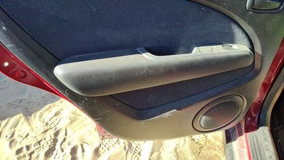 04 Mitsubishi Outlander Driver Left Rear Door Trim Panel Wih Switches Back Black