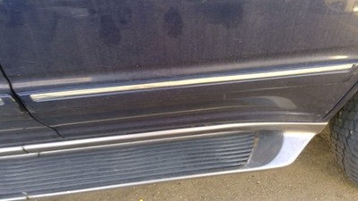 1995-2001 Ford Explorer Driver Left Rear Moulding From Door Back Trim Strip Blue