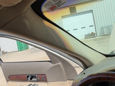 00-06 Lincoln Ls Driver Left A Pillar Trim Windshield Post Panel Oem Tan 4H