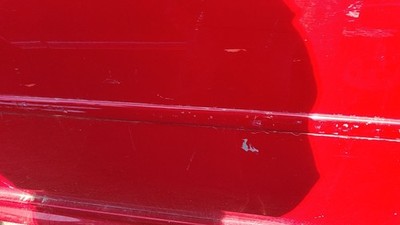2011 Chevy Impala Driver Left Rear Moulding From Door Back Trim Strip Red 74U