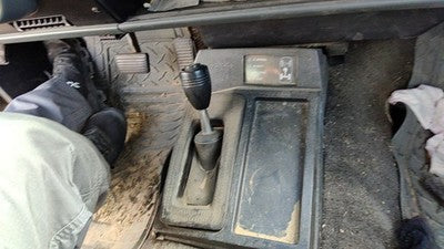 1989 Chevy S10 Pickup Center Floor Console Oem 4X4 Trim Bezel Oem Dark Gray