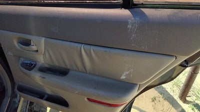 01-04 Regal Passenger Right Rear Door Trim Panel With Switches Back Tan 525