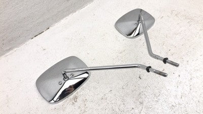 2000 Harley Davidson Set Of Chrome Mirrors Pair Oem 5X3.5 Inch
