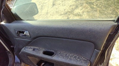 10-12 Fusion Passenger Right Front Door Trim Panel Wh Switches Dw Charcoal Black