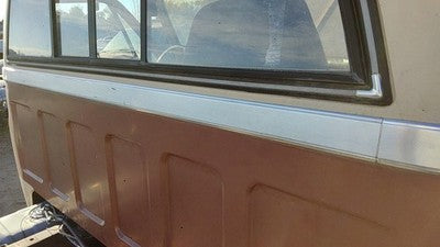 1983 Chevy K30 Moulding Below Back Glass Oem Trim Strip Panel
