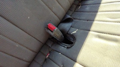 1996 Nissan Hardbody Passenger Right Front Seat Belt Buckle Receiver Oem Gray