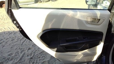 11-13 Ford Fiesta Driver Left Rear Door Trim Panel With Switches Back Black Dl