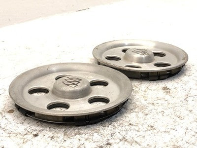 2000-2005 Buick Lesabre Pair Of Front Center Hub Caps Oem Wheel Cover 9594028
