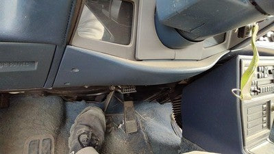 85-91 Olds Cutlass Calais Lower Dash Under Column Knee Bolster Trim Panel Blue