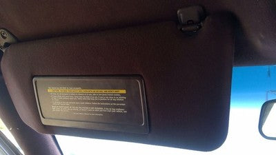 1993 Cadillac Fleetwood Driver Left Sun Visor Oem Maroon