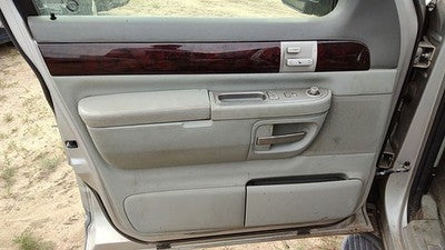 03 Lincoln Aviator Driver Left Front Door Trim Panel With Master Switch Gray Bl