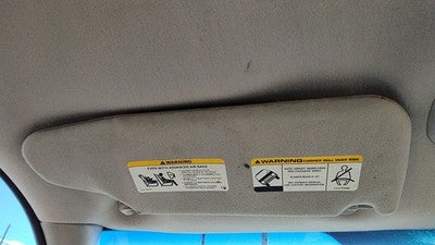 2004-2007 Jeep Liberty Driver Left Sun Visor Oem Gray D5 5Kf91bd1ac