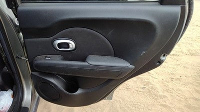 14-19 Kia Soul Passenger Right Rear Door Trim Panel With Switches Back Black Eq