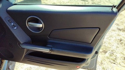 06-08 Grand Prix Passenger Right Front Inside Door Trim Panel Switches Ebony 19B