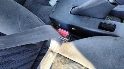 1998 Honda Civic Passenger Right Front Seat Belt Buckle Receiver Oem Coupe Gray