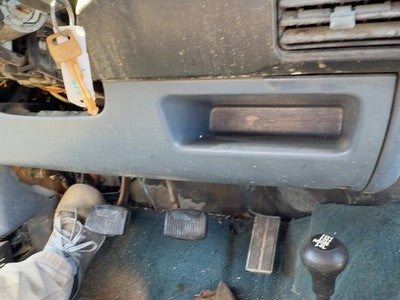 1992-1997 Ford F250 Lower Dash Under Column Knee Bolster Trim Panel Oem Gray