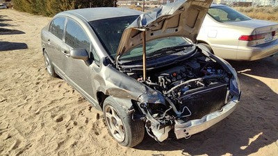 06-11 Civic Passenger Right Front Spindle Steering Knuckle With Wheel Hub 1.8L