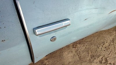 1975 Cutlass Supreme Passenger Right Front Outside Door Handle Blue 2 Door Coupe