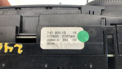 2007-2008 Mercedes Gl450 Temperature Control Module In Dash Heater Ac Head Unit