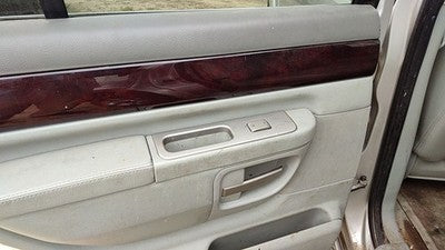 2003 Lincoln Aviator Driver Left Rear Door Trim Panel With Switches Back Gray Bl
