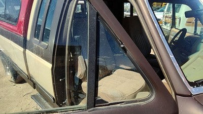 1980-91 Ford F150 Passenger Right Front Vent Window Small Door Glass With Frame