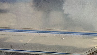 97-99 Camry Driver Left Rear Moulding From Door Oem Back Trim Strip Blue 8L3