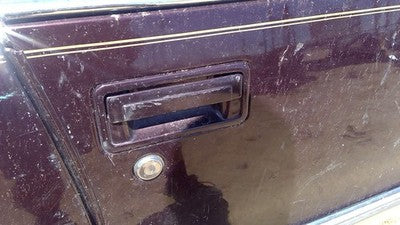93 Cadillac Fleetwood Passenger Right Front Outside Door Handle Oem Lever Maroon