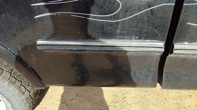 1997 Ford F150 Passenger Right Rear Moulding On Box Oem Black Ua
