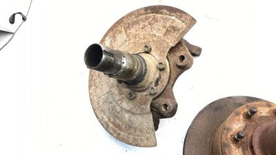 1981-93 Dodge Ram W250 Driver Left Front Spindle Steering Knuckle With Wheel Hub