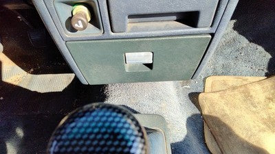 1985-1986 Toyota Camry Center Dash Lower Cubby Glove Box Oem Blue