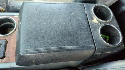 07-08 Ford Expedition Center Console Lid Only Arm Rest Fold Down 1W Black/Camel