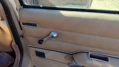 1984 Ford Tempo Passenger Right Rear Door Trim Panel Manual Windows Back Tan