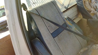 1996 Ford F350 Passenger Right Front Seat Belt Retractor Oem Shoulder Blue