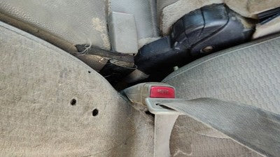 03-05 Ram 2500 Driver Left Front Seat Belt Buckle Receiver Regular Cab Taupe L5