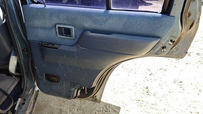1995 Nissan Pathfinder Passenger Right Rear Inside Door Trim Panel Back Blue