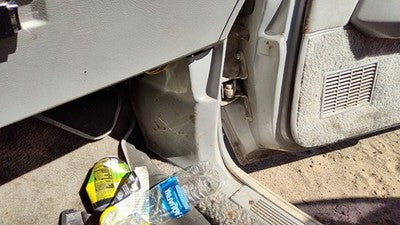1985 Mercury Grand Marquis Passenger Right Lower Kick Trim Panel Oem Gray