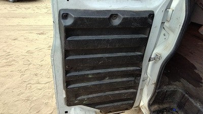 03-14 Express Van Passenger Right Rear Inside Door Trim Panel With Switches Back