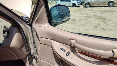98 99 Navigator Passenger Right Front Inside Door Trim Panel Wth Switches Tan Kx